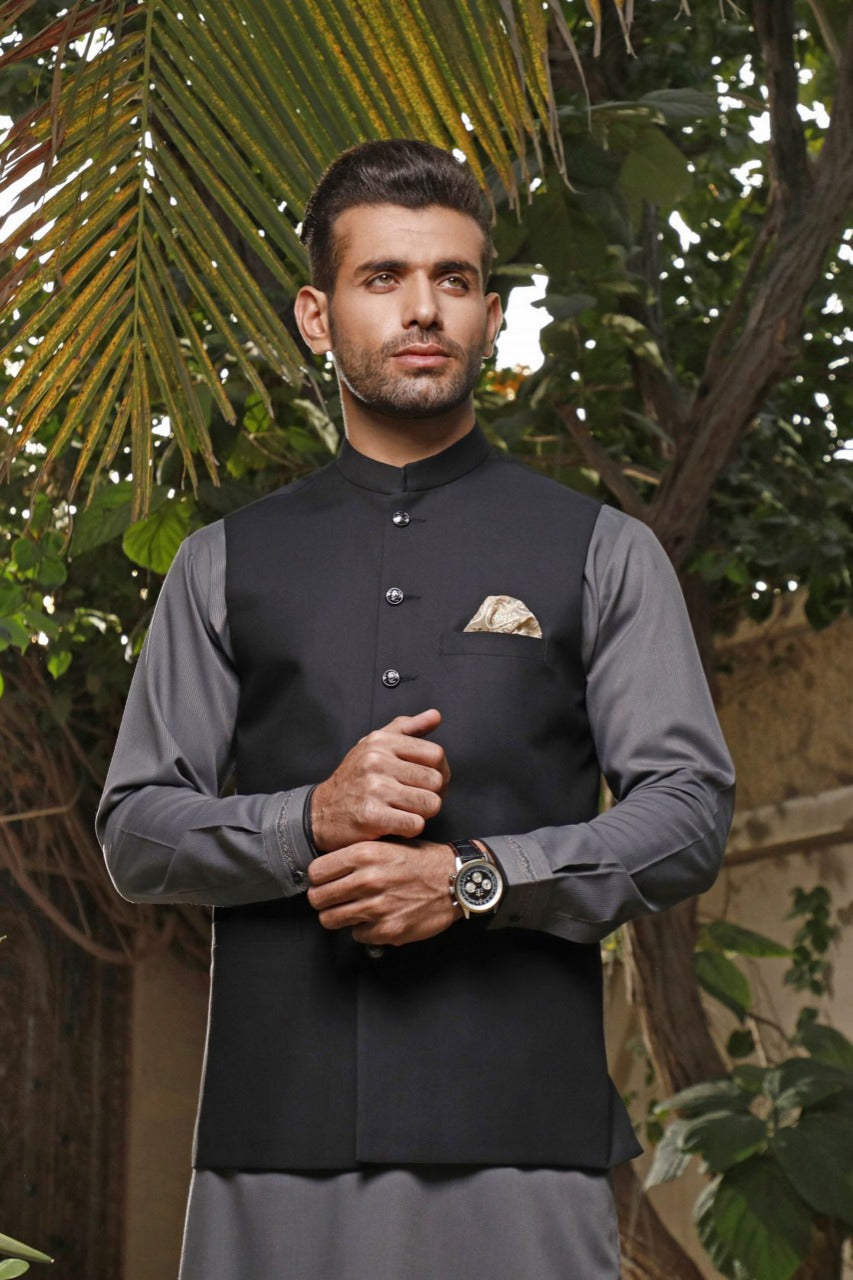 Naturally Black WaistCoat